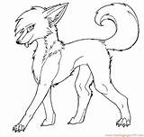Coloring Fox Pages Colouring Library Clipart Wolf Easy sketch template