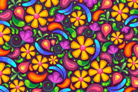 multicolored flower illustratin flowers art colorful hd wallpaper wallpaper flare