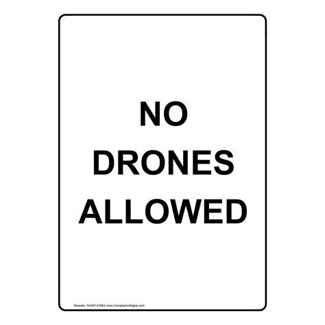 portrait  drones allowed sign nhep