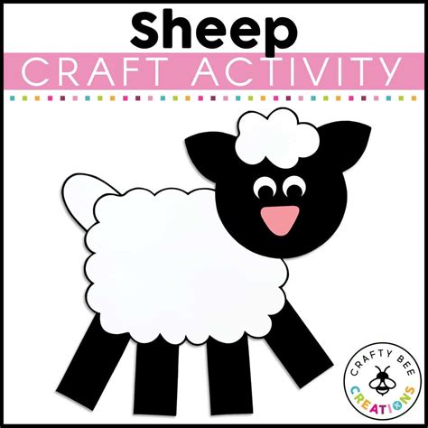 sheep craft activity crafty bee creations