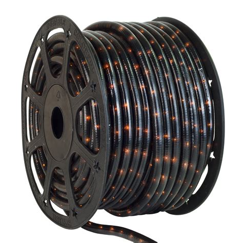 rope light  black rope light commercial spool  volt