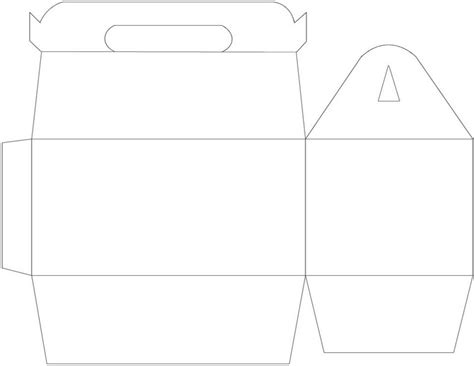 gable box template  printable templates