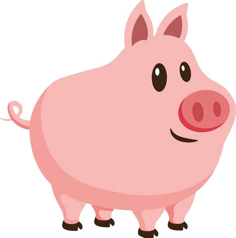 pig cartoon clipart pig pink transparent clip art images