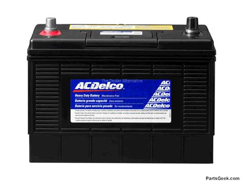 land rover range rover battery body electrical ac delco partsgeek