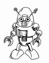 Robot Coloring Pages Chicken Comedy Printables Adventure Action Robo sketch template