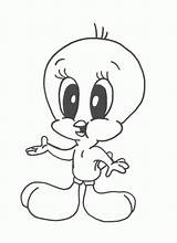 Coloring Pages Tweety Coloringpages1001 Printable Disney sketch template