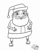 Coloring Jolly Santa Pages Mcillustrator Handouts Christmas sketch template