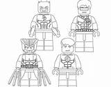Coloring Lego Wolverine Pages Printable Ecoloring Sheets sketch template