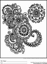 Coloring Pages Advanced Adults Printable Detailed Adult Kids Intricate Mandala Color Print Colouring Sheets Animals Therapy Books Sheet Cool Geometric sketch template