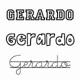 Gerardo Germánico Trata Guerrero Valiente sketch template