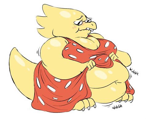 Overweight Alphys By Bloopity On Deviantart