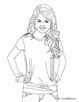 Selena Gomez Coloring Pages Actress Print Swift Taylor Color Hollywood Printable Hairstyles Hellokids Getcolorings People Famous Getdrawings Todays sketch template