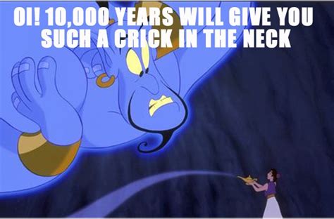 12 Funny Quotes Told By Genie From Disneys Aladdin Tv Show