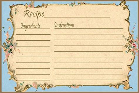 pin  lynn white    kitchen recipe cards printable recipe