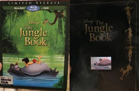 the jungle book limited release disney movie club exclusive blu ray it comes with a replica