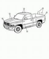 Dodge Truck Cummins sketch template