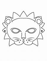 Gras Mardi Worksheets Mask Cutout sketch template