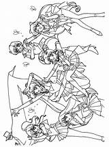 Coloring Pages Sailor Moon Sailormoon Print sketch template