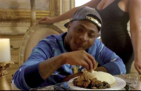 davido says i was eating pounded yam not promoting drugs in video naija blog queen olofofo