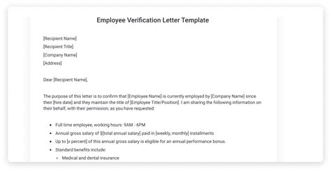 remote work verification letter template design talk