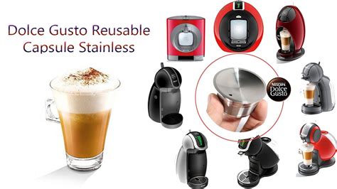 dolce gusto reusable capsule stainless   standard dolce gusto machines youtube