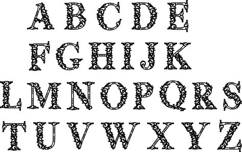abecedario en letras mayusculas