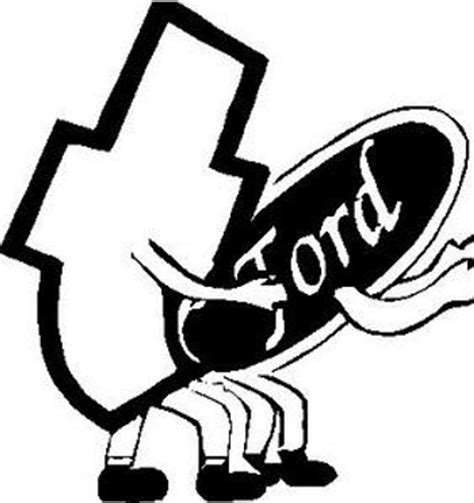 chevy bends  ford decal