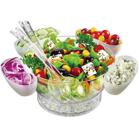 salad bowl set ivation products