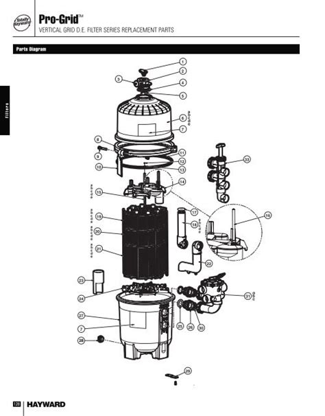 hayward de filter parts diagram wiring diagram