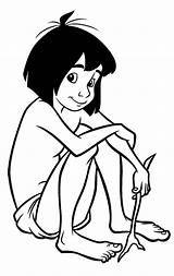 Mowgli Coloring Jungle Book Pages Disney Draw Drawing Cartoon Color Kids Characters Easy Drawings Board Trace Choose Visit Character Popular sketch template
