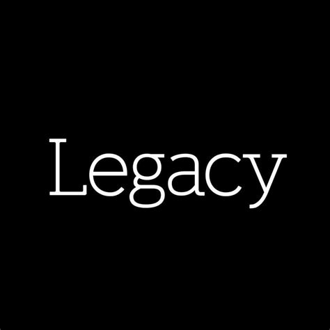 legacy logo legacy logos community facebook    logo