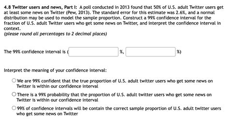 solved  twitter users  news part   poll conducted cheggcom