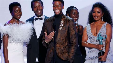 black panther wins best movie at sag awards making history as lady gaga