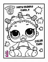 Coloring Lol Pages Surprise Dolls Print sketch template