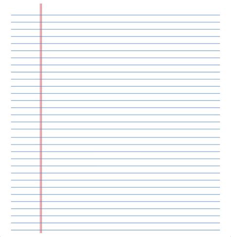 lined paper templates   ms word