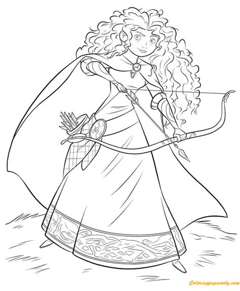disney moana  archery coloring page  printable coloring pages