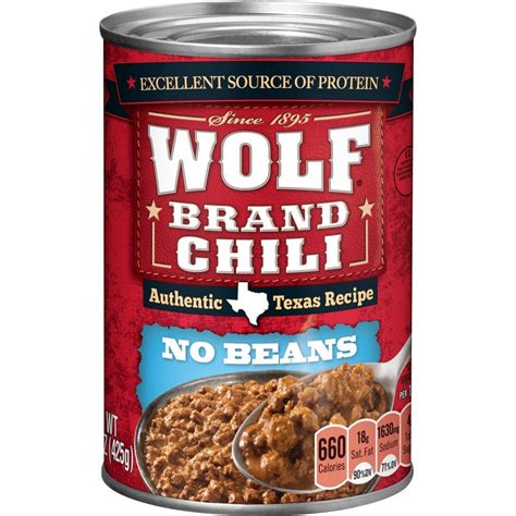 Wolf Brand Chili With No Beans 014900012704 A 6 Pack