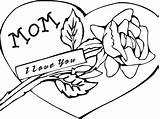 Mom Coloring Pages Color Getcolorings Wonderful Happy Printable Mothers sketch template