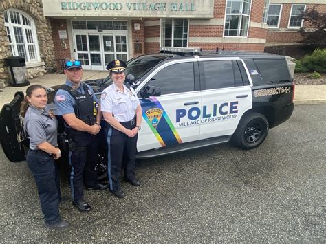 ridgewood police department  excited  unveil   pride themed