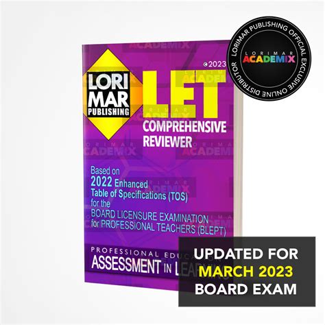 reviewer  prof ed assessment  learning lorimar academix