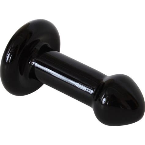 Black Rose Violet Gems Small Glass Butt Plug Sex Toys And Adult
