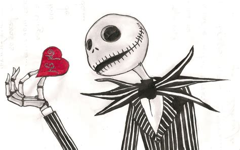 jack skellington  nightmare  christmas dark skull love romance mood art wallpaper