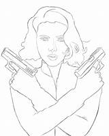 Behance Widow Johansson Scarlett Viewing Thanks sketch template