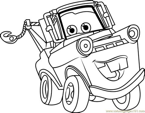 mater coloring pages  getdrawings