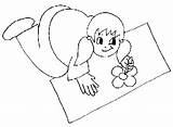 Disegna Bambina Colorare Bambino Immagini Cose Bambini Scrive Crescere sketch template