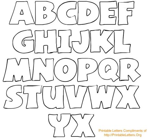 ideas  printable alphabet letters  pinterest