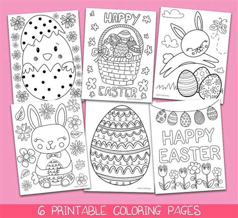 easter coloring pages printable coloring pages easter kids etsy australia