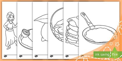 pancake day colouring pages parents shrove tuesday idea