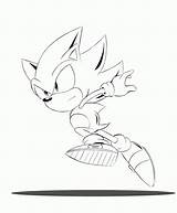 Coloring Sonic Pages Classic Hedgehog Clipart Popular Library Template Coloringhome Cartoon sketch template