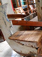 furniture  boat wood bali indonesia recycled boat wood